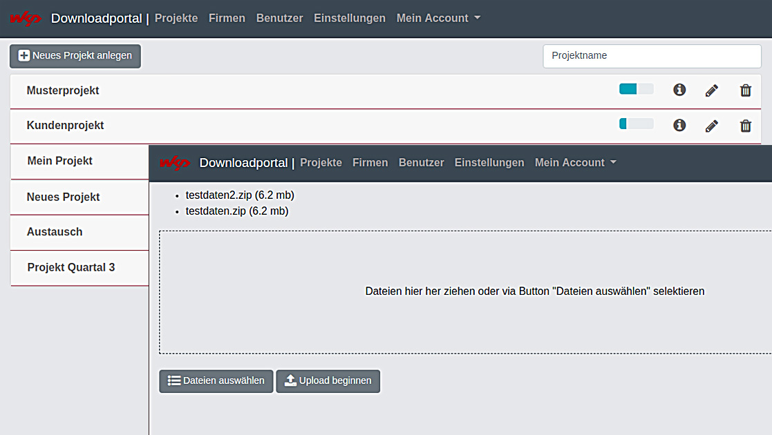 MUBvideoDesign - Download Portal für WKP