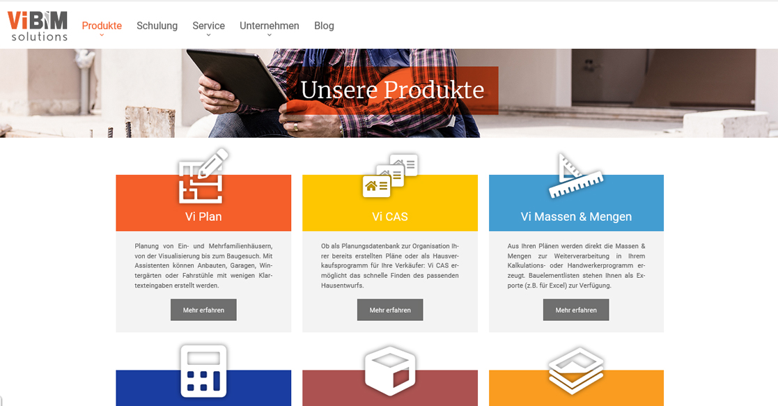 SWP / Vi BIM Relaunch Website | MUBVideoDesign