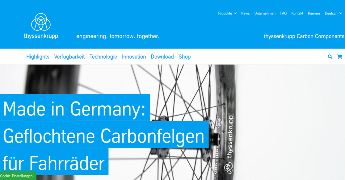 TKCC - Website und Onlineshop erweitert | MUBVideoDesign