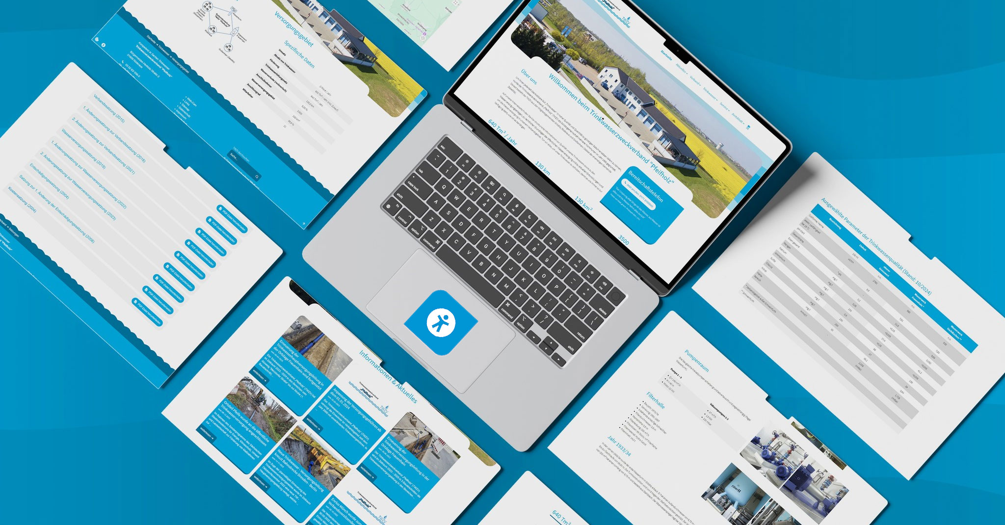 Technischer Relaunch Website Trinkwasserzweckverband Pfeifholz