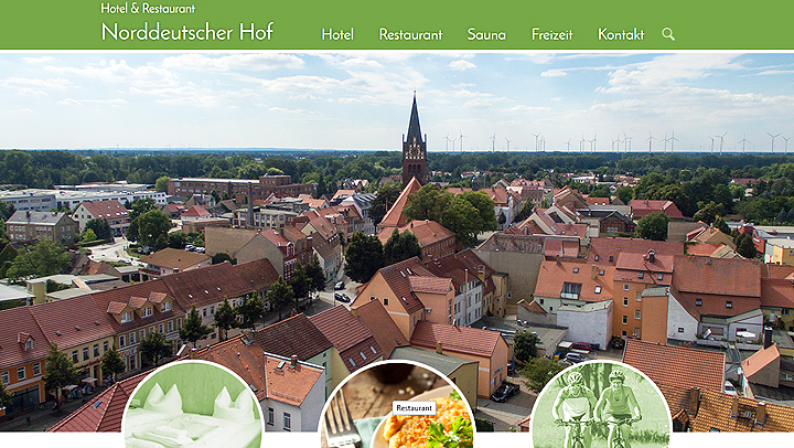 Website Hotel Norddeutscher Hof Bad Liebenwerda | MUBVideoDesign